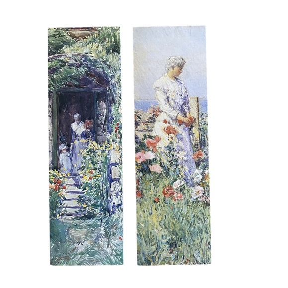 Houghton Mifflin An Island Garden Teal Gilt Slipcase Book 1988 Cottagecore OS - Picture 9 of 16